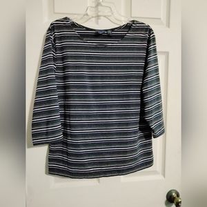 Laura Scott Striped Shirt